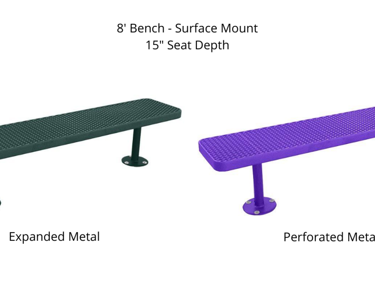 Outdoor Benches Surface Mount - SWS Group