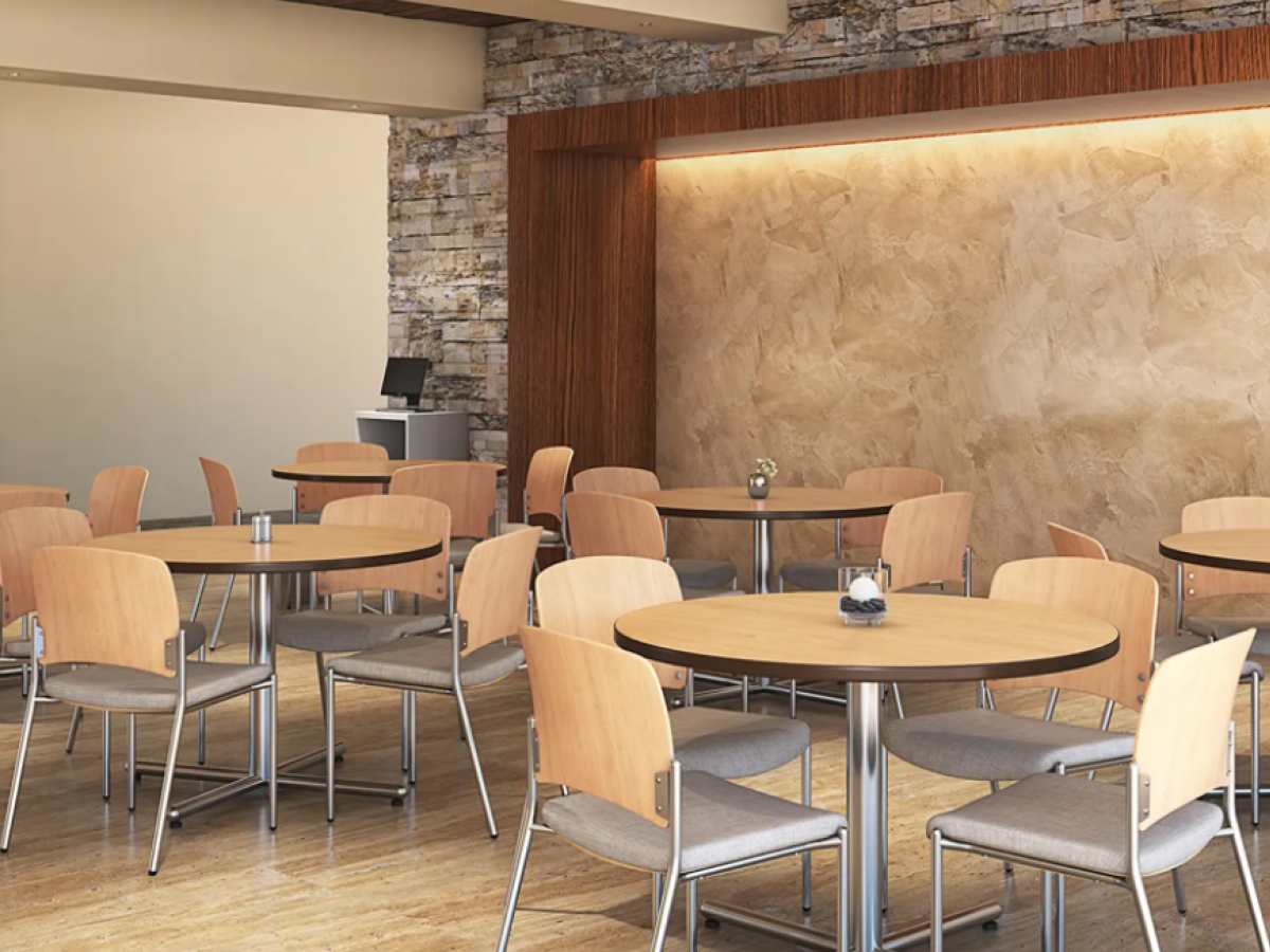 Dining Chairs with Double-Stitched Cushions - SWS Group
