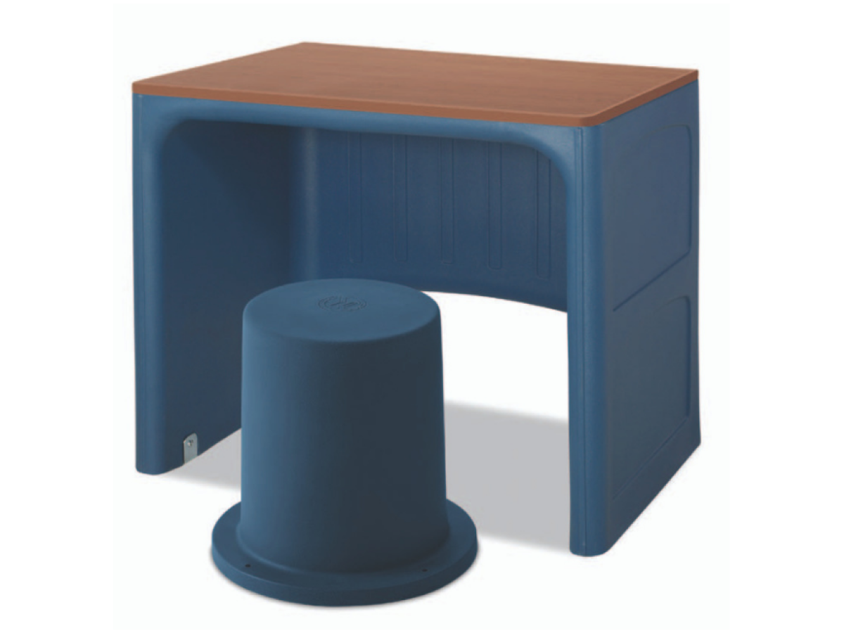 Floor Mounted Stool and Desk - SWS Group